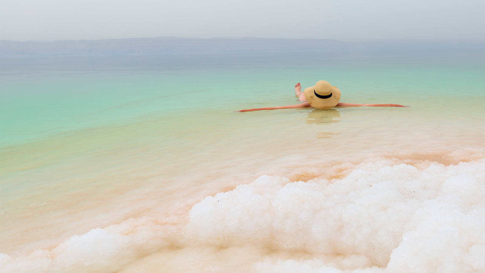 Woman in the sea